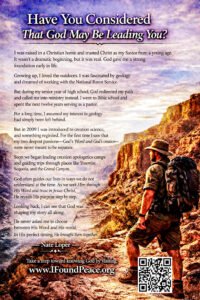 i found peace testimonies