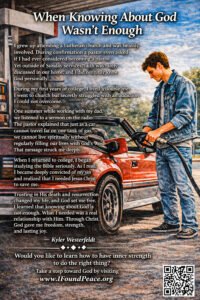 i found peace testimonies